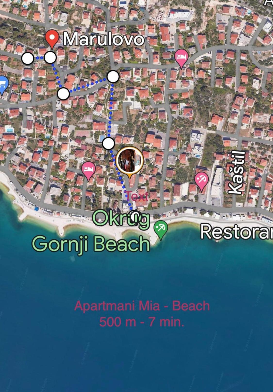 Apartments Mia Okrug Gornji Exterior foto